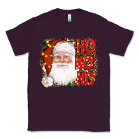 Plum christmas ho ho ho santa clause Classic Tee - AdoDesignShop