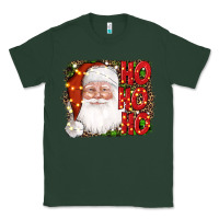 Sports Green christmas ho ho ho santa clause Classic Tee - AdoDesignShop