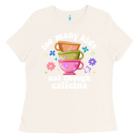 Bone too many kids not enough caffeine Ladies Tee - JahusDesignShop