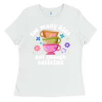 White too many kids not enough caffeine Ladies Tee - JahusDesignShop