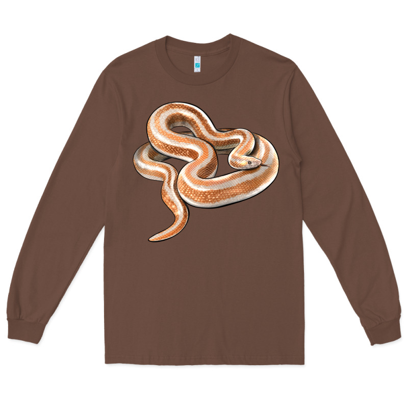 Rosy Boa Snake Illustrations Long Sleeve Tee by LillyAllenDesigns | Teevron