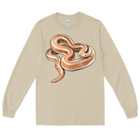 Mushroom Rosy Boa Snake Illustrations Long Sleeve Tee - LillyAllenDesigns