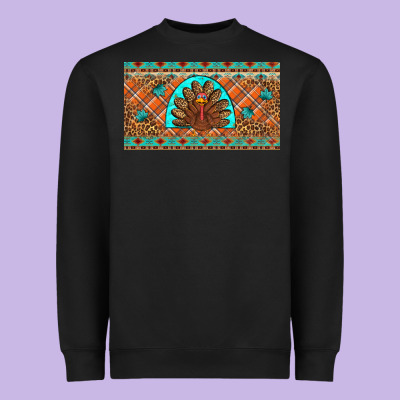 Thanksgiving Turkey Heavyweight Sweatshirt Designed By Artiststas