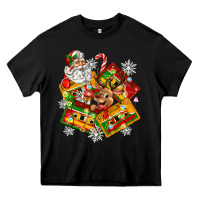 Black christmas cassette tapes Heavy Core Tee - Zillion Design Studio