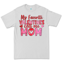 Dove Grey my favorite valentine call me mom Premium Tee - texasbilliewilder