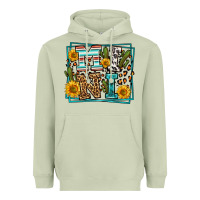 Matcha western leopard mini Heavyweight Hoodie - LillyAllenDesigns