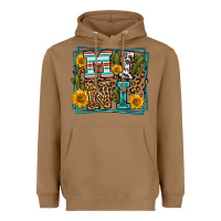 Western Leopard Mini Heavyweight Hoodie | Teevron