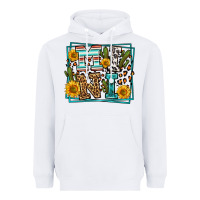 White western leopard mini Heavyweight Hoodie - LillyAllenDesigns