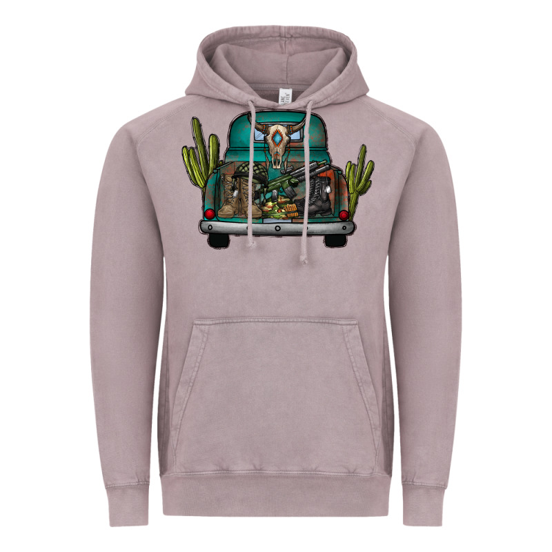 Soldier Truck Vintage Hoodie by CowhideDigitalArt | Teevron