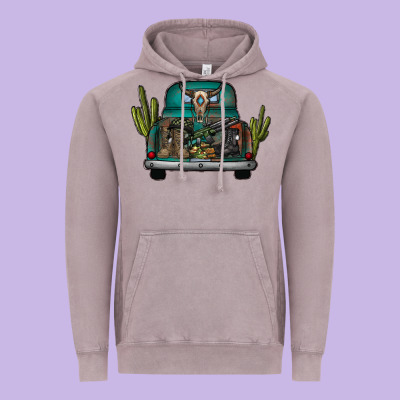 Soldier Truck Vintage Hoodie Designed By Cowhidedigitalart