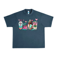 Midnight Navy nurse  coffee cup Urban Heavy Tee - AdoDesignShop