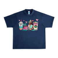 Navy nurse  coffee cup Urban Heavy Tee - AdoDesignShop