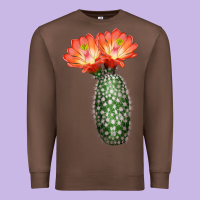 King Cup Cactus Premium Sweatshirt Designed By Lillyallendesigns
