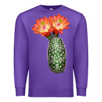 Purple King Cup Cactus Premium Sweatshirt - LillyAllenDesigns
