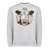 Heather Grey simmental Heavyweight Sweatshirt - JahusDesignShop