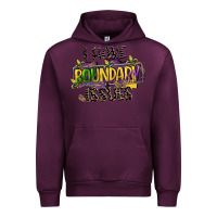 Mauve Wine i have boundary issues Urban Hoodie - CowGirlArtShop