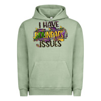Pigment Oil Green i have boundary issues Urban Hoodie - CowGirlArtShop