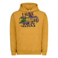 Pigment Peanut Butter i have boundary issues Urban Hoodie - CowGirlArtShop