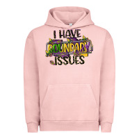 Pigment Salmon i have boundary issues Urban Hoodie - CowGirlArtShop