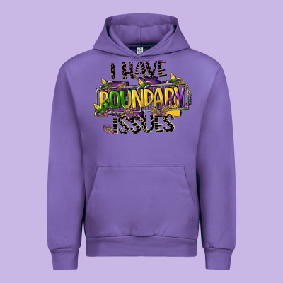 I Have Boundary Issues Urban Hoodie Designed By Cowgirlartshop