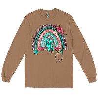 Toasted Coconut nurse life spring stethoscope heart rainbow Long Sleeve Tee - BarkalooDesign