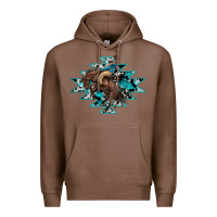 Chestnut western cowboy Premium Hoodie - RanaPortraitStore