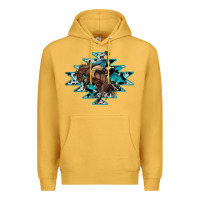 Mustard western cowboy Premium Hoodie - RanaPortraitStore