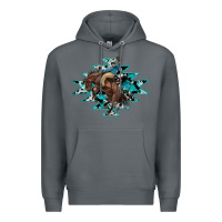 Rock western cowboy Premium Hoodie - RanaPortraitStore