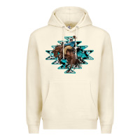 Sandshell western cowboy Premium Hoodie - RanaPortraitStore