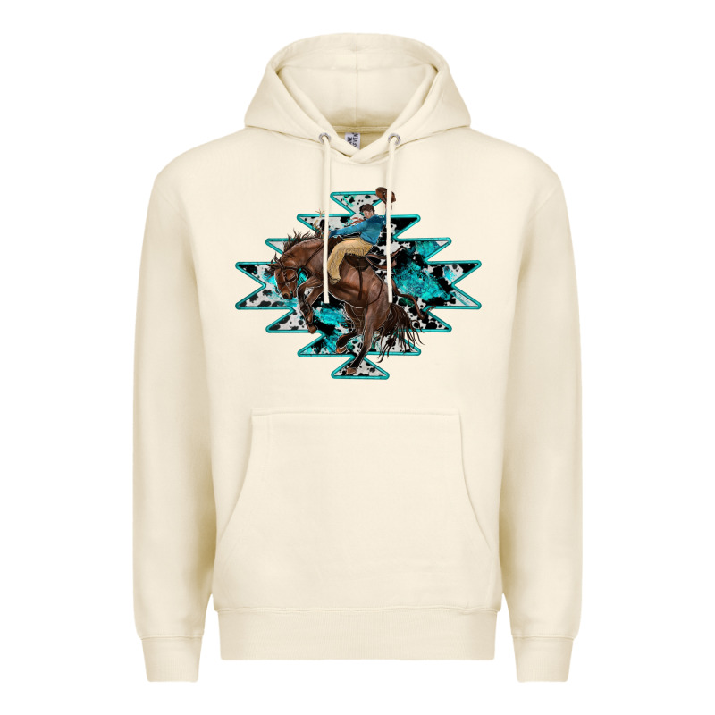 Western Cowboy Premium Hoodie by RanaPortraitStore | Teevron