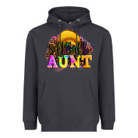 Smoke softball aunt Heavyweight Hoodie - LillyAllenDesigns
