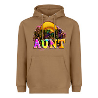 Toasted Coconut softball aunt Heavyweight Hoodie - LillyAllenDesigns