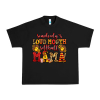 Black somebody's loud mouth softball mama Urban Heavy Tee - Jasminsmagicworld