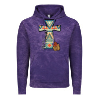Cloud Purple halleluljah aztec cross Vintage Hoodie - JahusDesignShop