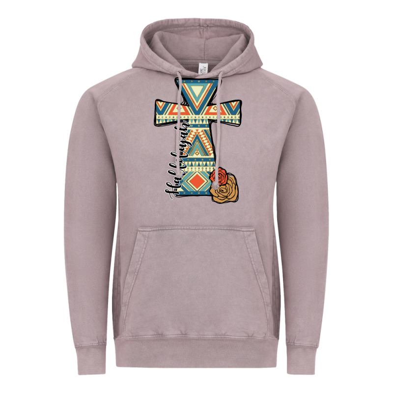 Halleluljah Aztec Cross Vintage Hoodie by JahusDesignShop | Teevron