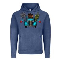 Vintage Denim texas truck Vintage Hoodie - CowhideDigitalArt