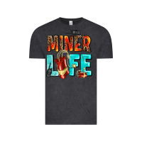 Vintage Black miner life Vintage Tee - AdoDesignShop