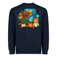 Navy Thanksgiving turkey truck Heavyweight Sweatshirt - Artiststas