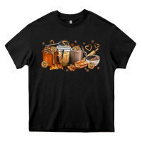 Black cookie coffee cups Heavy Core Tee - texasbilliewilder