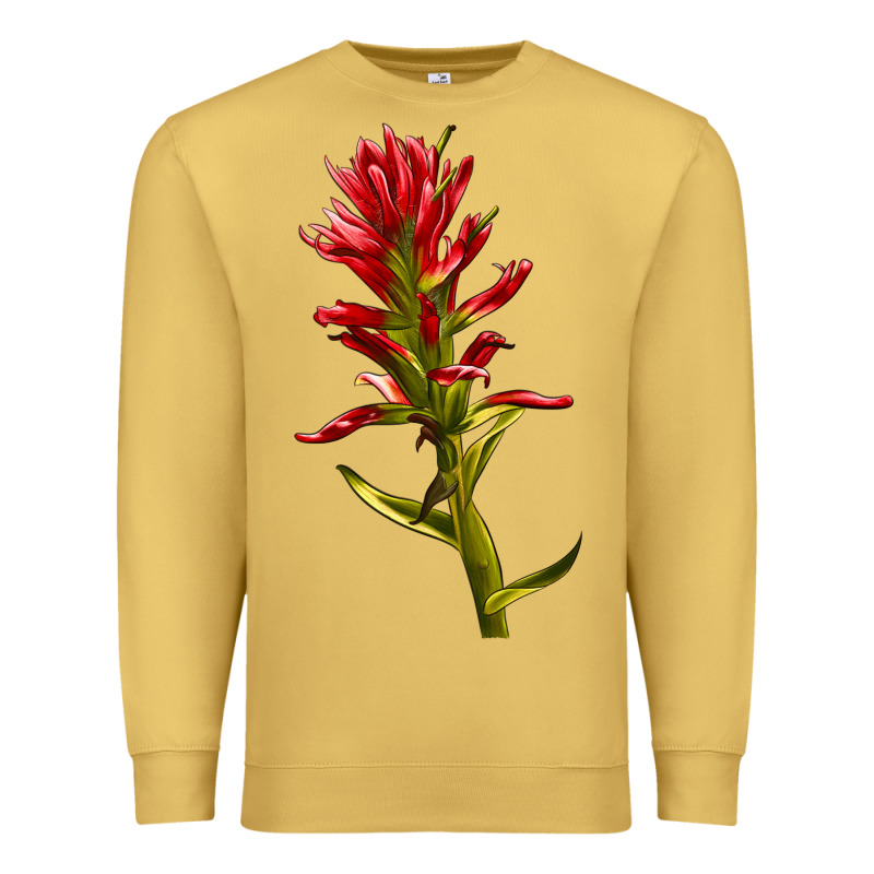 Indian Paintbrush Premium Sweatshirt by LillyAllenDesigns | Teevron