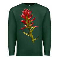 Sports Green Indian Paintbrush Premium Sweatshirt - LillyAllenDesigns