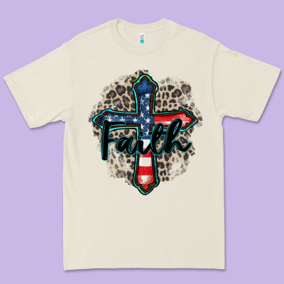 Faith Usa Premium Tee Designed By Zillion Design Studio
