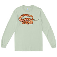Matcha Copperhead Snake Illustrations Long Sleeve Tee - LillyAllenDesigns