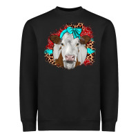 Black ribbon simmental leopard Heavyweight Sweatshirt - JahusDesignShop