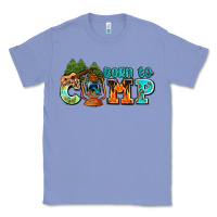 Colony Blue born to camp with guitar Classic Tee - AdoDesignShop