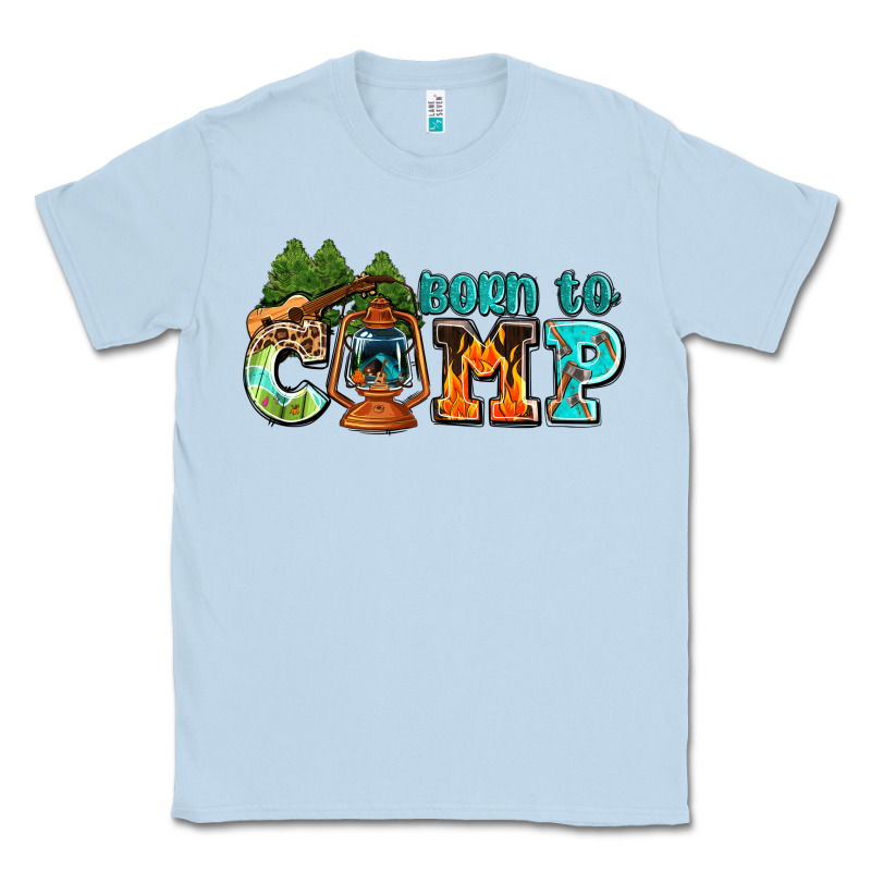 Born To Camp With Guitar Classic Tee by AdoDesignShop | Teevron