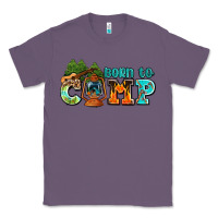 Lavender born to camp with guitar Classic Tee - AdoDesignShop