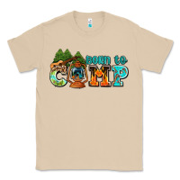Mushroom born to camp with guitar Classic Tee - AdoDesignShop