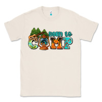 Natural born to camp with guitar Classic Tee - AdoDesignShop