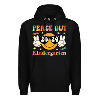 Black peace out 2024 kindergarten Premium Hoodie - JahusDesignShop